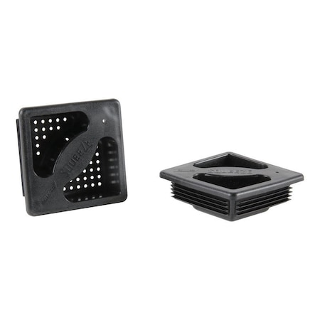 Camco RV Ventilated Bumper Caps Black 40325